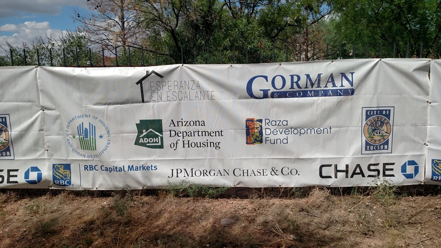 Mesh Banners installed for Construction site